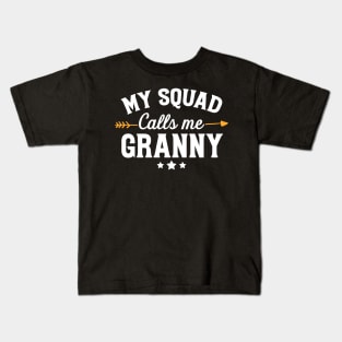 My squad calls me granny Kids T-Shirt